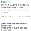 민주 "연합뉴스TV를 마약사범·갑질투기꾼 을지재단에 넘기려해" 이미지