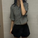 코츠스튜디오 | 릴리코츠 첫구매 후기 Ett Crop Shirts + Shell Knit