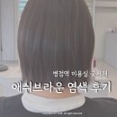 화성미용실 - 서구 | 병점미용실 궁서채 화성병점역점 애쉬브라운 염색 후기