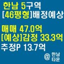 뉴현대114공인중개사사무소 | 한남5구역 /46평형 배정 예상/ 매매 47.0억 / 예상감정가 33.3억 / 추정P 13.7억