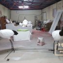 학 조형물 이미지