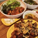 #제천 시내 맛집 공유주방 모아키친 순수덮밥 효강정 추천 위치 메뉴판(+아기의자)