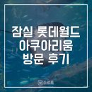 롯데월드아쿠아리움 | [잠실] 롯데월드 아쿠아리움 후기 | 서울 잠실 가볼만한곳 | 위치, 온라인 예매, 시간표