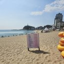 세븐일레븐 속초동명항점 | 등대해수욕장 주차 무료 속초스노쿨링 하기 좋은 평상 개장
