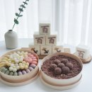[백일떡/돌떡세트] 모오롱떡공방 백일3종세트: 백설기/송편/수수팥떡
