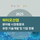 한솔자원개발㈜ | [보고서] 2025 바이오산업 분야별 시장동향과 유망 기술개발 및 기업 현황