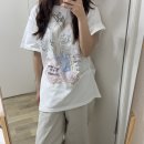 [쇼핑후기]귀염뽀짝해서 인기 너무 많은 타입서비스반팔티 rabbit ruched top티셔츠 착용 및 상세 후기