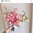 장*윤 | 아뜰리에윤 부케 후기 | 10만원대 생화 부케로 스튜디오 촬영하기
