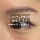 강릉 반영구눈썹 아트유뷰티 헤어스트록 후기 유지력까지 만족