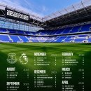 에버튼 2025/26 PL 일정 발표 ... 개막전 리즈 원정 &amp; 홈 개막전 브라이튼전 &amp; 최종전 토트넘전 이미지