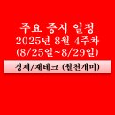 (주)디자인엠에스건설 | 8월 4주차 주요 증시 일정(핵연료 재처리 관련주, 핵폐기물, 원전, 조선기자재, 상법 개정안 지주사...