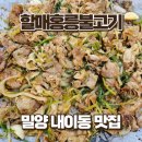 파불고기 | 밀양 현지인 맛집 할매홍릉불고기 돼지파불고기 솔직후기