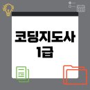 (주)1급 한국모터스 | 코딩지도사 1급 온라인 취득 학습방법 및 취업 후기