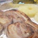 장작난로삼겹살