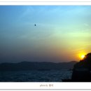 노을바다풍경 이미지