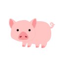 빨간돼지 이미지