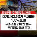 [5월1주 케미칼인사이트] 대기업 62.6%가 부채비율 100% 초과 불구, 롯데정밀화학은 영업이익 74% 증가