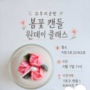 캔들향기공방 | 봄꽃 캔들 만들기 원데이 클래스/튤립·벚꽃·라넌큘러스 향기 가득한? 공방 수업후기