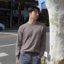 애드호크 남자 라운드넥 니트, 촉감 좋은 겨울 이너 코디