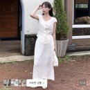 [새상품]시야쥬 링클 블라우스 셋업 하트시그널 이주미픽 이미지