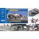 NIMITZ DECK (T-45 GOSHAWK W/CARRIER DECK JBD, MD3, FIRE ENGINE,POWER) #48057 [1/48th KINETIC MADE IN CHINA] 이미지