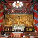 마하사 대웅전 석조석가여래삼존상 이미지