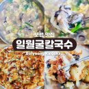 일월칼국수식당 | 보령 맛집 일월굴칼국수 솔직후기