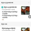 쪽갈비에 미치닭 이미지