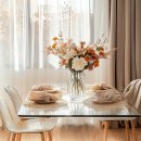 계절에 어울리는 테이블 꽃장식 이미지