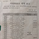 대구광역시 서구 사전투표소 설치 안내 공고문 붙었습니다 이미지