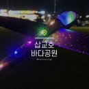 바다공원 나들이 : 흑마늘 누룽지 닭강정 + 새우튀김 간식과 아이 장난감들 (+드론쇼 사진과 초상화 후기)