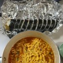 김밥 라면 이미지