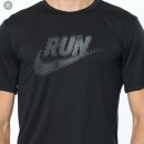 2만원!!! (새상품) NIKE 나이키 블랙 RUN 드라이핏 블랙 로고 남녀 티셔츠*최저가 이미지