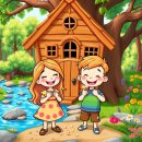 계곡속의바위집 이미지