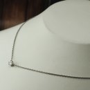 [백금목걸이] 청혼목걸이&프로포즈목걸이로 추천하는 3부다이아몬드목걸이 이미지