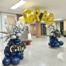 남평읍복지회관 강당 | 선생님이 만족하셨던 유치원 졸업식 풍선장식 후기｜무대장식·졸업 아치