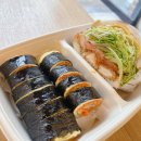 상주김밥맛집 오늘의 샐러드 키토김밥 샌드위치 포장 후기