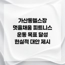 채움 힘찬건강 | 가산동헬스장 멋을채움 피트니스 운동 목표 달성 현실적 대안 제시