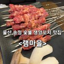 울산 북구 송정 숯불에 구워먹는 생양꼬치 : [램마을] 너무 맛있게 먹었던 내돈내산 후기