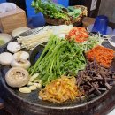 감성가득 천 채색화 | [영등포역] &#39;한이식당&#39; 육즙 가득한 깍뚝 고기 맛과 분위기 모두 만족했던 영등포 고기 맛집! (솔직후기!)