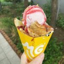 메가엠지씨커피돈암한신점 | 메가커피 여름 신메뉴 치즈케이크 딸기요거트 크레페, 이건 호불호 있어요
