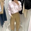 배럴핏 | 유니클로 저지배럴팬츠 베이지 배기커브진 블루 현실핏 후기