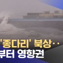 태풍 '종다리' 북상‥오늘부터 영향권 이미지