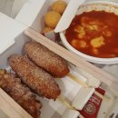 명랑핫도그 일산백마학원가점 핫볶이세트