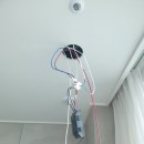[힐스테이트송도더스카이 실링팬 설치] 거실에 전등이 없는곳 설치를 못할까요? 다고쳐집수리는 됩니다!