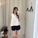 데님스토리 - 부평구 부평대로 7 | SIE 시에 | 모린 플레어 슬리브리스, 세인트 포켓 숏 데님 착용 후기
