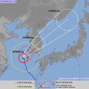 [락태풍연구소] 태풍속보...급격히 동쪽으로 꺾여 이동중... 이미지