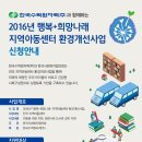 한국수력원자력(주)과 함께하는 2016년 행복 희망나래 지역아동센터 환경개선사업 신청안내 이미지