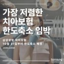 (주)덴탈브릿지 | 업계에서 가장 저렴한 삼성생명 치아보험 한도축소 임박 !