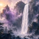廬山瀑布(여산폭포)/李伯 (唐) 이미지
